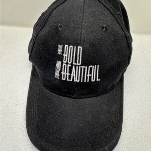 NEW RARE “The bold and the beautiful”soap opera TV Show cap hat Adjustable BLK